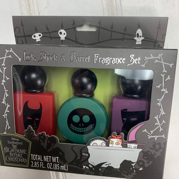 Disney The Nightmare Before Christmas Lock Shock And Barrel Fragrance Set Parfum - Picture 5 of 12